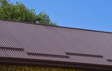 typical Llanrhaeadr Ym Mochnant corrugated roof uses